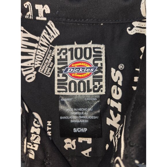 Dickies Men's Black Graphic Short Sleeve Shirt Small - Picture 5 of 8